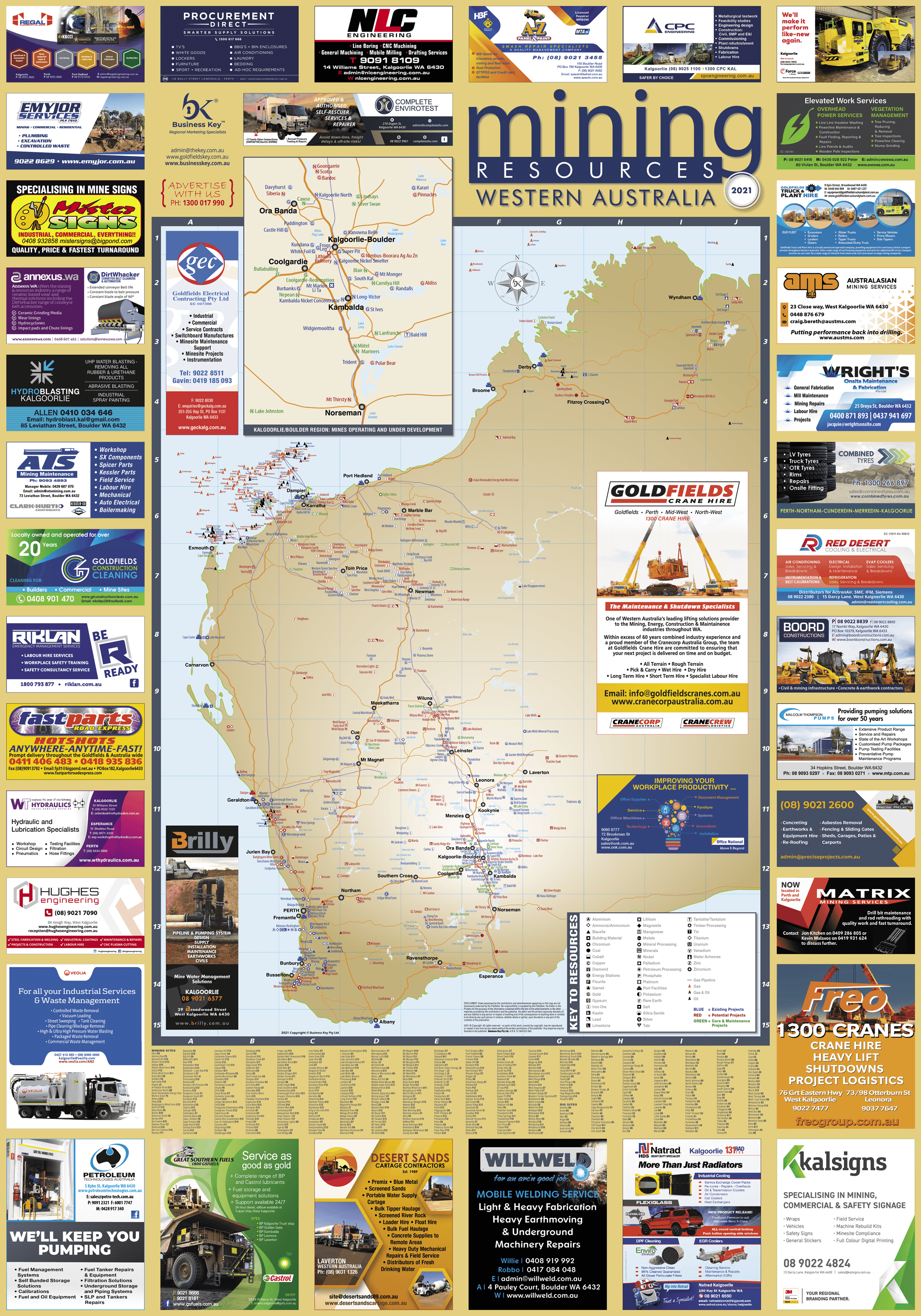 WA Mining Map